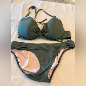 Shade & Shore Olive Bikini Set
